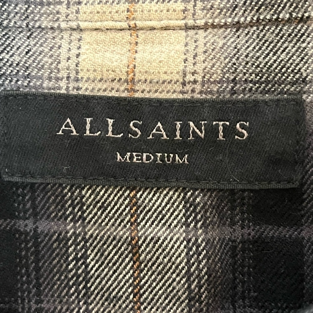 ALLSAINTS‎ Flannel Striped Shirt - Picture 3 of 5